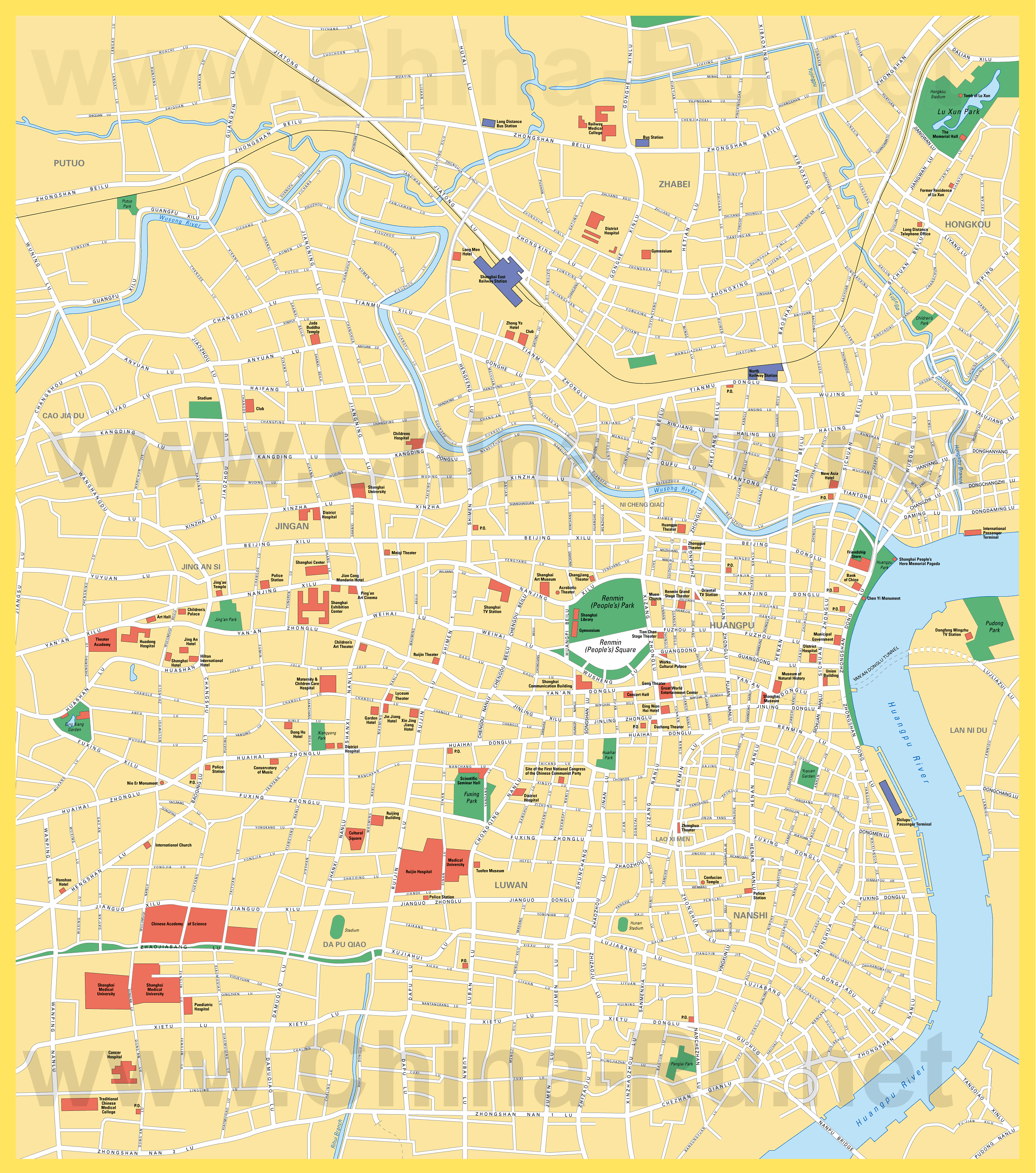 Карты Шанхая